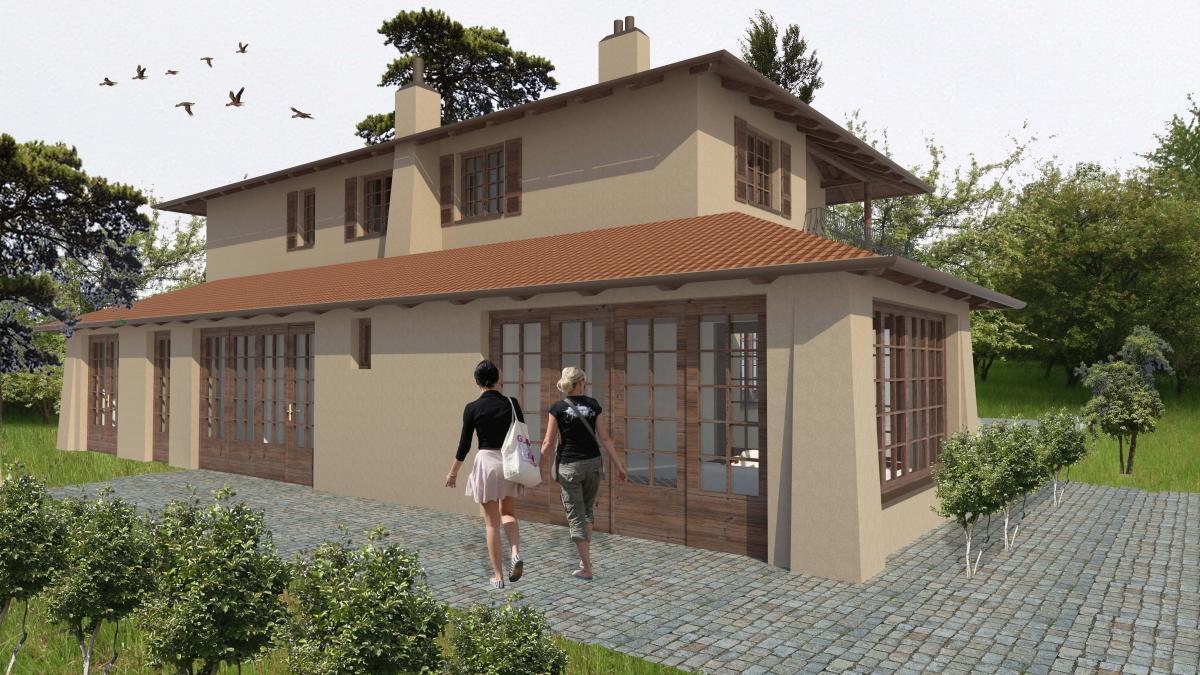 Rekonstrukce domu v Klánovicích nová přístavba